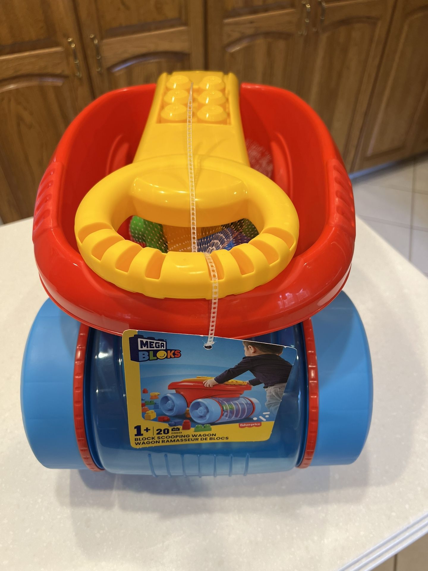 New Fisher Price Mega Bloks Wagon