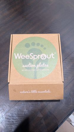 WeeSprout Suction Plates with Lids Set of 3