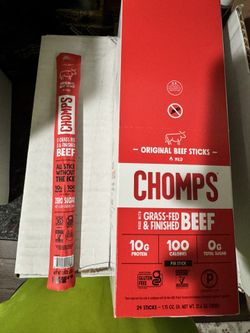 Chomps Beef Sticks 24 Pack 1.15 Oz