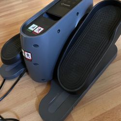 Saker Underdesk Elliptical Machine, Electric Pedal Exercising, Mini Ellipse leg exerciser with that display monitor, remote control