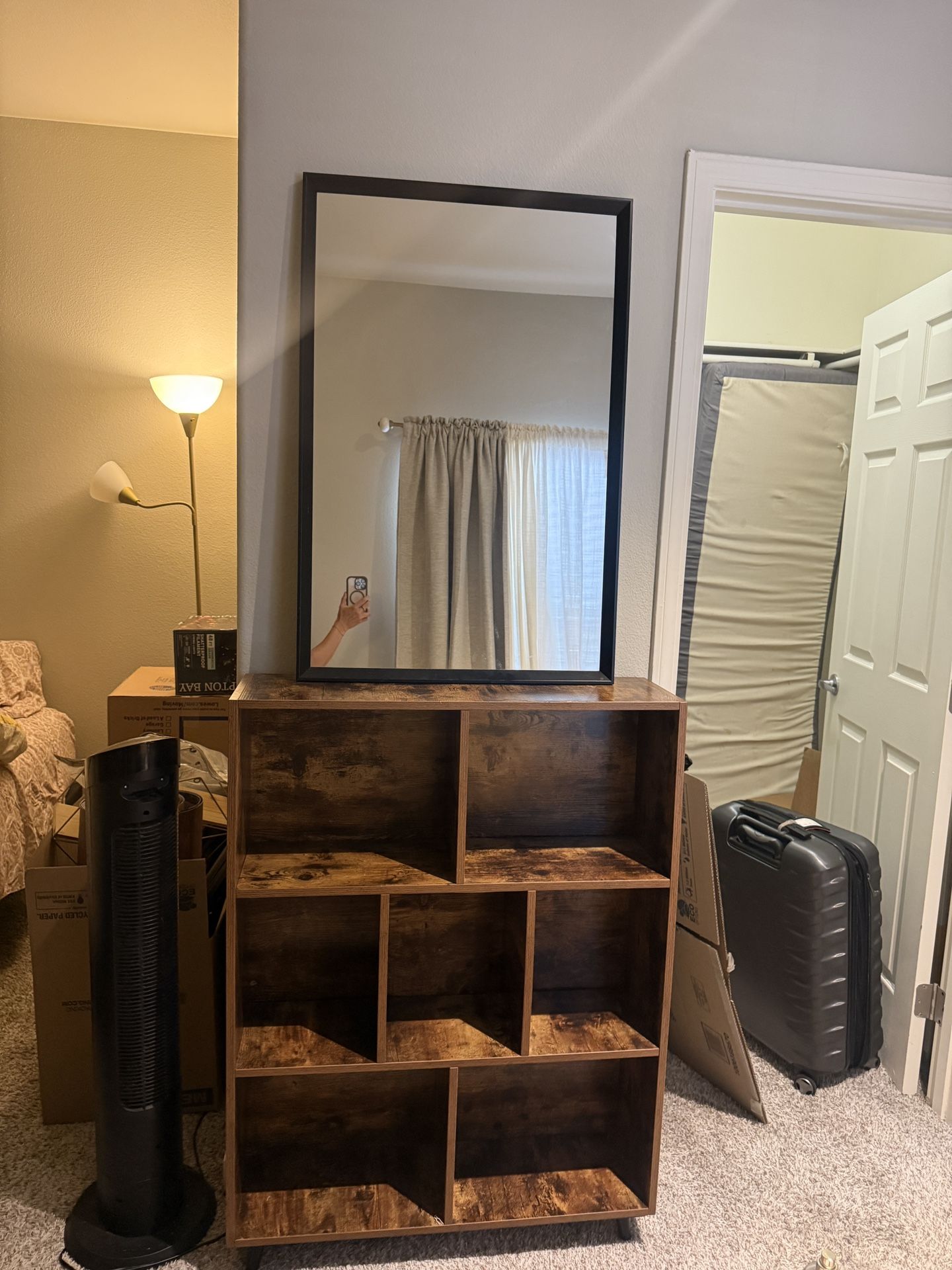 Shelf & Mirror