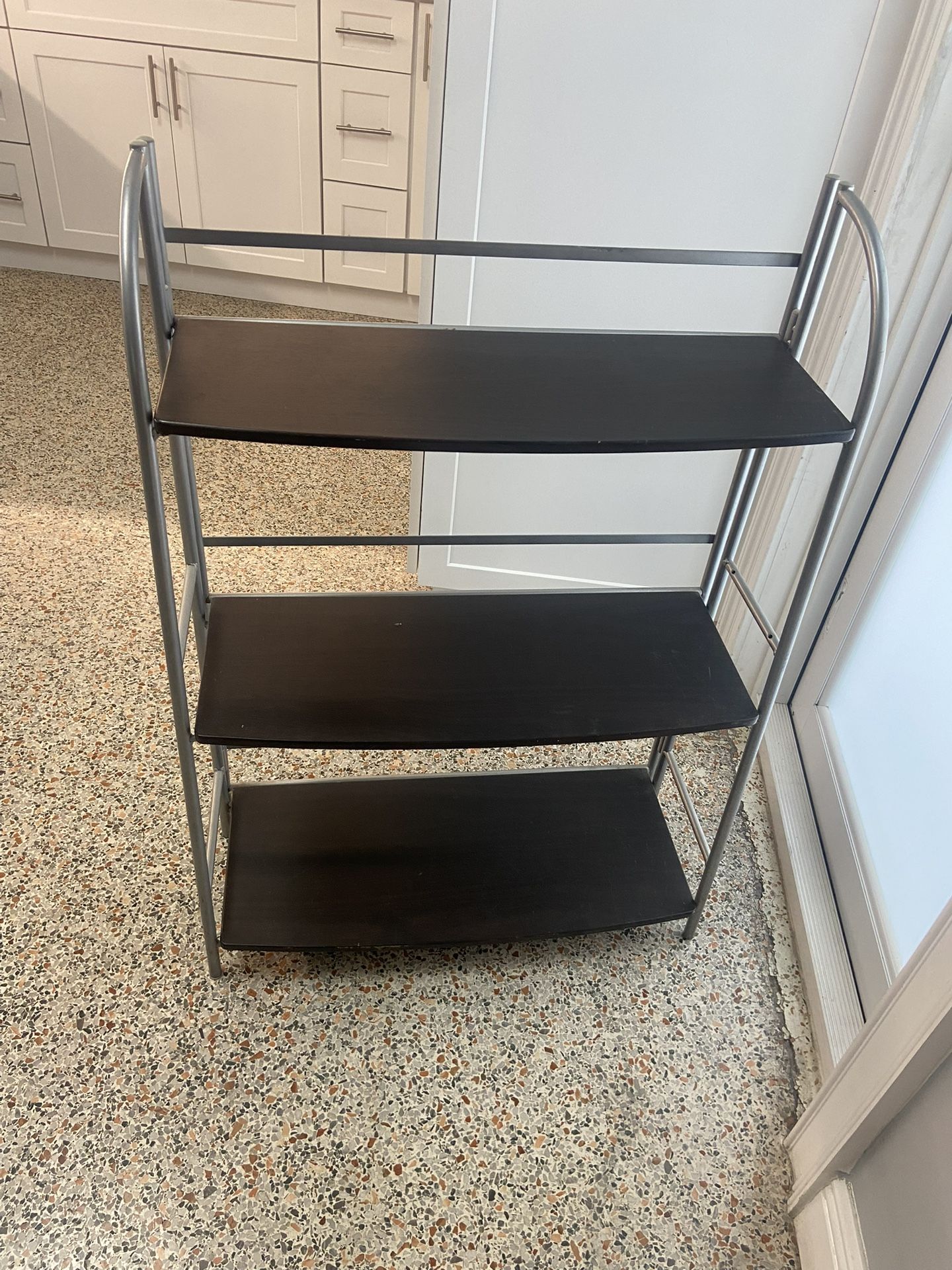 Mesa De Madera Y Aluminium