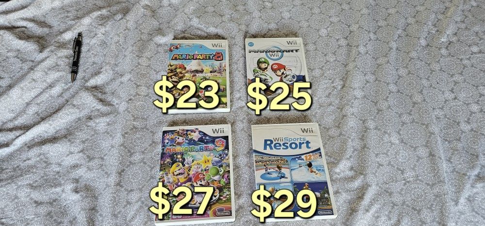 Nintendo Wii Games SEE PRICES