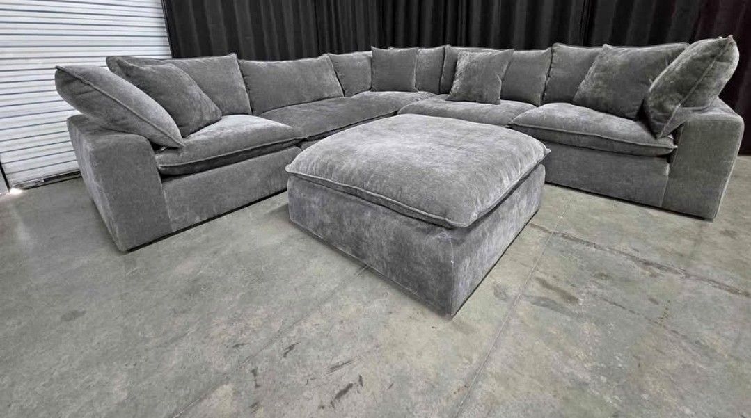 DEEP GREY BRAND NEW MODULAR SECTIONAL SAME DAY DELIVERY