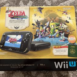 Nintendo Wii U Console Zelda Windwaker Edition