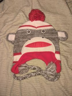 Sock monkey hat