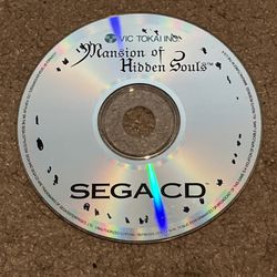 Mansion of Hidden Souls (Sega CD) Disc Only Tested