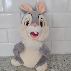 Disney's Bambi Thumper Rabbit Bunny Plush Stuffed Animal 7”