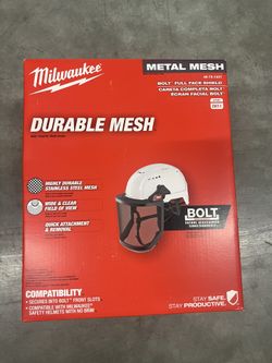 Milwaukee Face Shield mesh