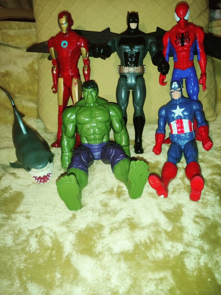 Iron Man Batman Spiderman.