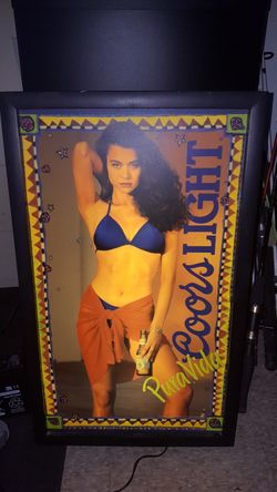 3 Lightup Beer Signs 