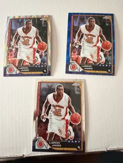 LeBron James Topps Chrome