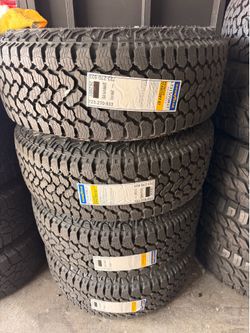 315/70r17 Goodyear tires nuevas con 50,000 millas de garantía las 4