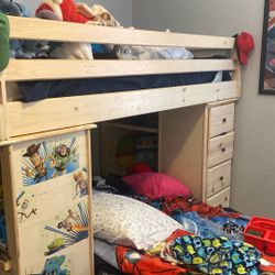 Bunk Bed With Draws 