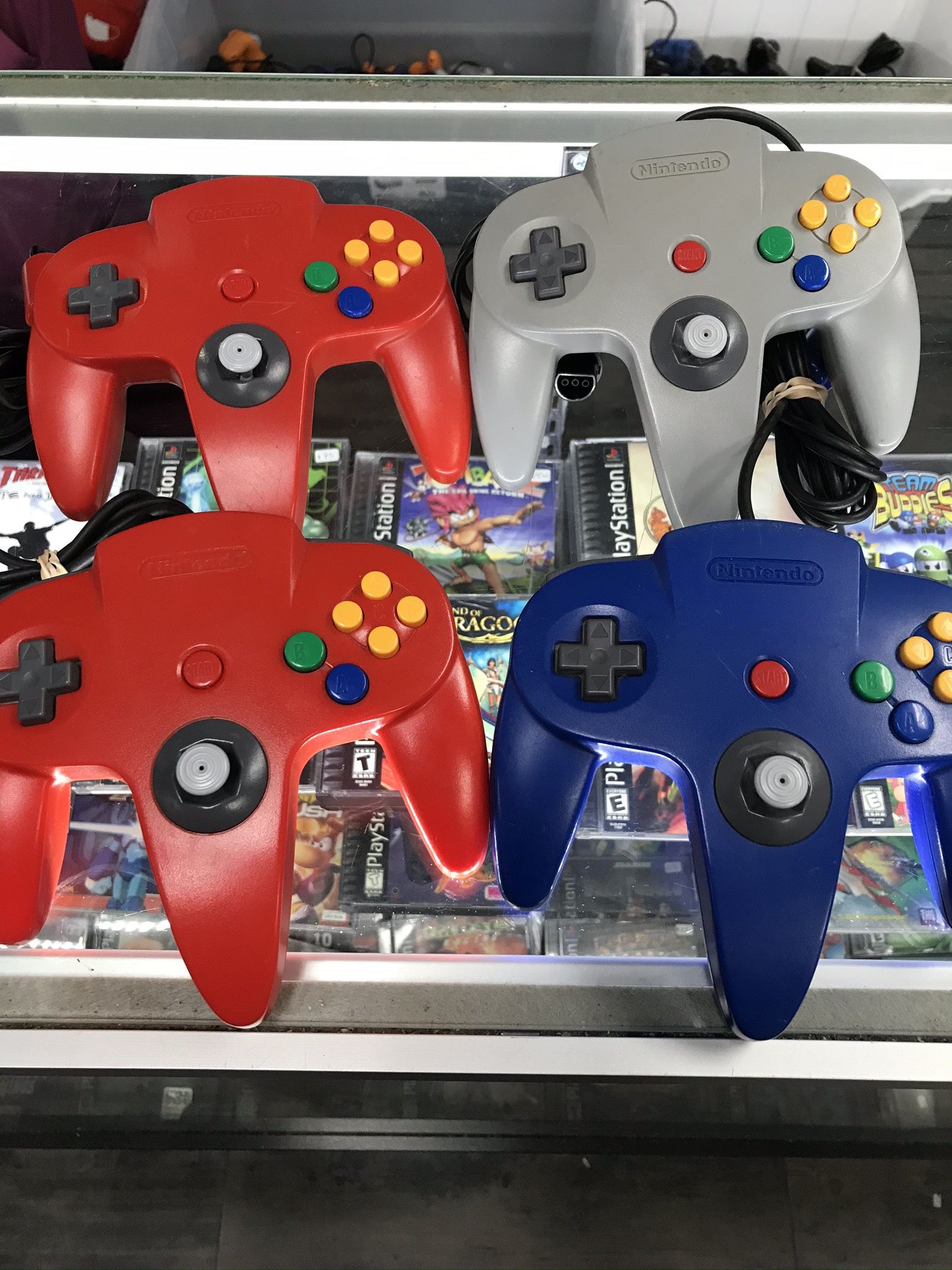 Nintendo 64 Original Control $25-$30 Each Gamehogs 11am-7pm