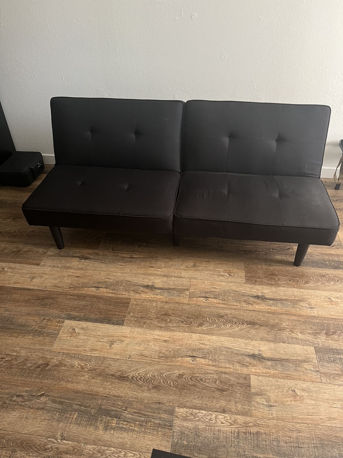 Black Futon Couch 