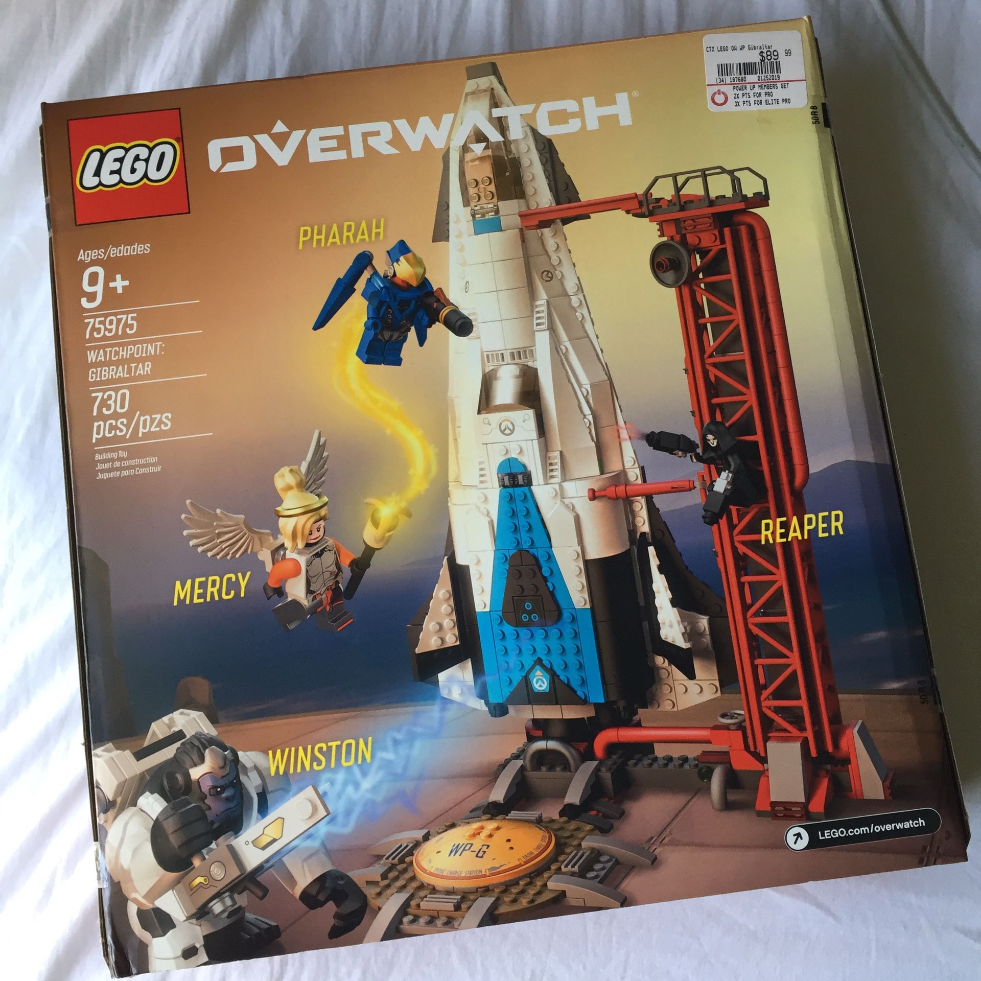 Overwatch Watchpoint Gibraltar Set 75975 - Minifigures Winston Mercy Pharah Reaper New In Box