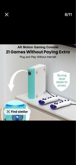 AR Motion Game Console for Kids & Families – Active Play at Home. Suitable for kids ages 3–12, the perfect gift choice