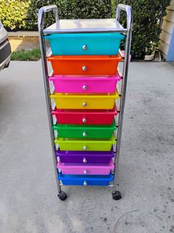 10 Drawer Rolling Storage