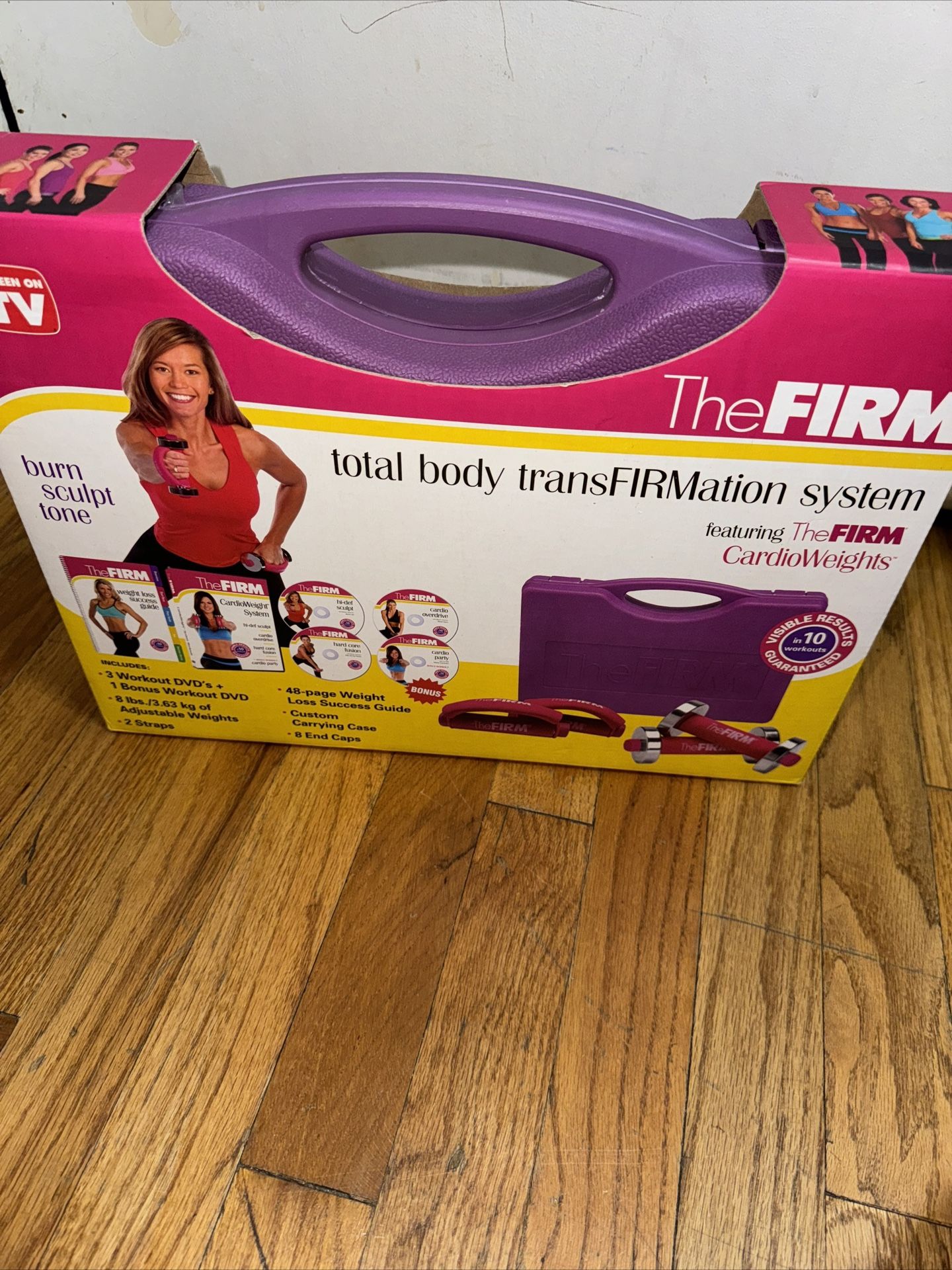 TOTAL BODY TransFIRMation: THE FIRM Cardio Weight System (DVD, 2007, Kit