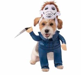 Halloween: Michael Myers Pet Costume for For Dogs or Cats by Rubies, Medium