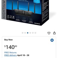 Used Netgear Nighthawk Router Wi-Fi 6