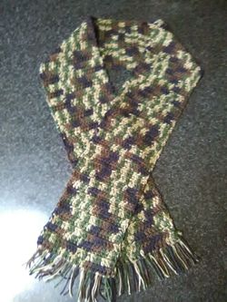 Camouflage Winter Scarf