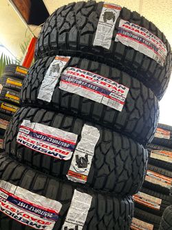 ✔️📲265/70:17 vendo set de llantas nuevas América RT