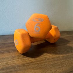 6 lbs. Dumbbells