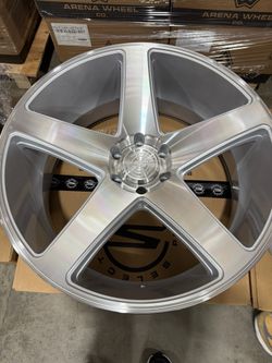 20" 22" 24"  Select Spectrum Silver Brushed 6x139 