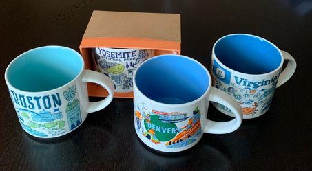 Starbucks Been There Series Mugs Set of 4