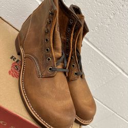 Brand New Redwing Heritage 3343 Blacksmith Made In USA Copper Rough & Tough Leather Men’s US 8.5 TNF Wolverine Supreme Stussy Jordan