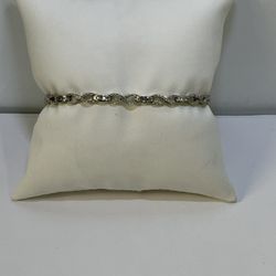 White Gold Diamond Bracelet 