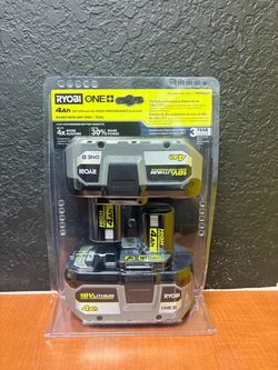 RYOBI 18V ONE+ HIGH PERFORMANCE Lithium-Ion 4.0 Ah Battery (2-Pack) PBP2004