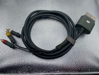 Original Microsoft Xbox 360 Composite AV Cable Gray X810973-001 Used Original