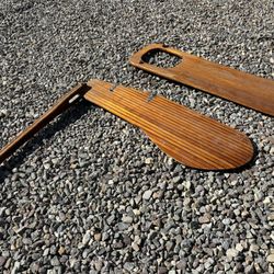 Toro Sabot Rudder Tiller And Dagger Board Nice Mahogany 