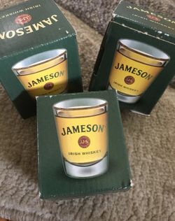 Lot Of 3 Jameson Irish Whiskey Shot Glass
