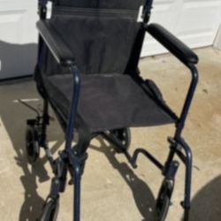 Invacare Tracer EX2 Wheelchair Desk Length Arms Adjustable Footrest