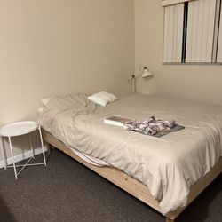 Queen Bed Base And Mattress 