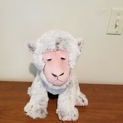 Rare HTF Unipak 2014 Gray Baboon Stuffed Animal Plush Toy 