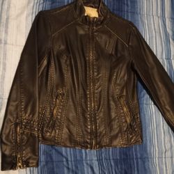 Leather Jacket For Women Size M