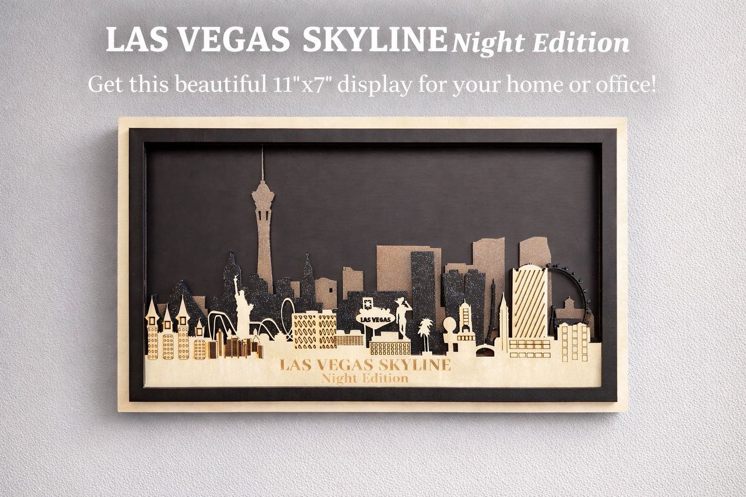Las Vegas Skyline Decoration