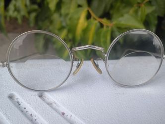 Vintage American Optical (AO) "Senior" Round Wire-Rim Eyeglasses