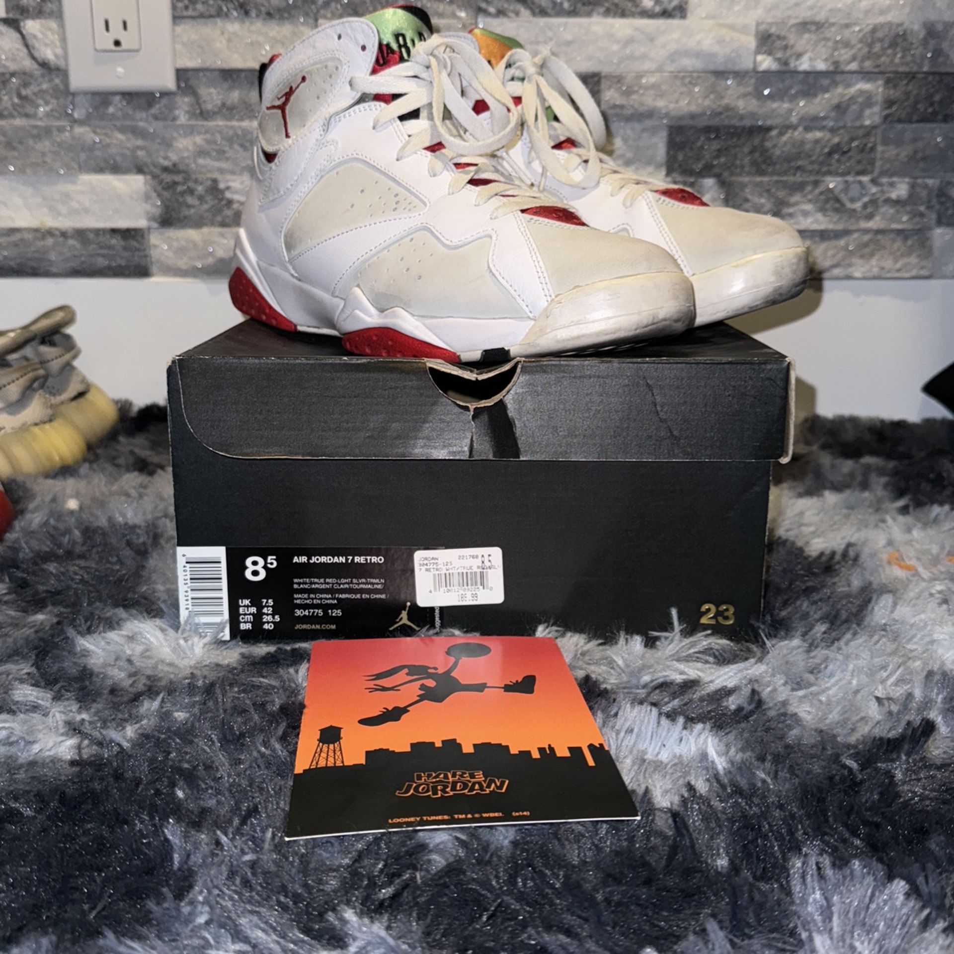 2015 Air Jordan 7 Retro 'Hare Men’s 8.5