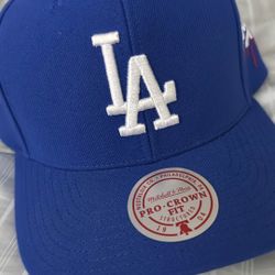LA dodgers Pro Crown Hat Mitchell Ness