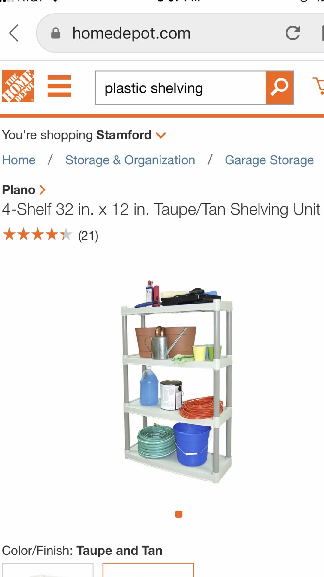 Plastic Shelving