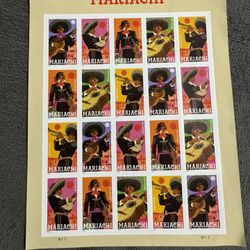New sheet of 20 USPS Mariachi Forever stamps