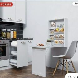 $65 For A 22'' W Rectangle Floating Desk Used 