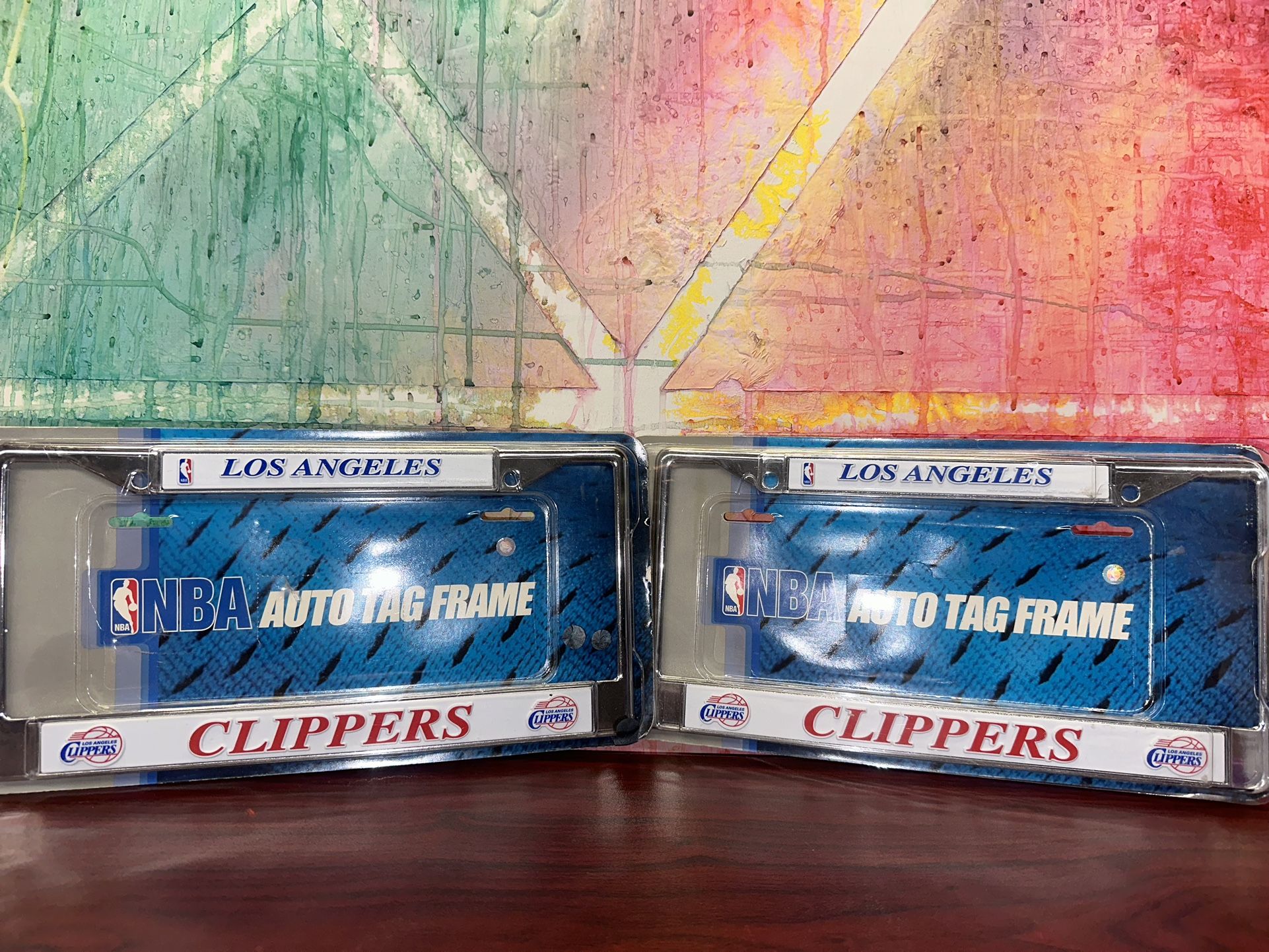 Los Angeles Clippers NBA License Plate Frame β Plastic (Made in USA)