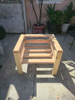 Outdoor or indoor chair WOOD (sanded)
